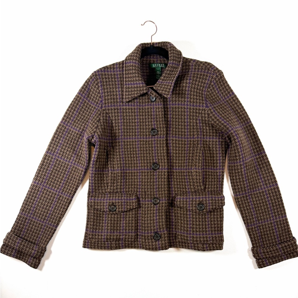LAUREN RALPH LAUREN 100% Lambs Wool Women’s Blazer Size L